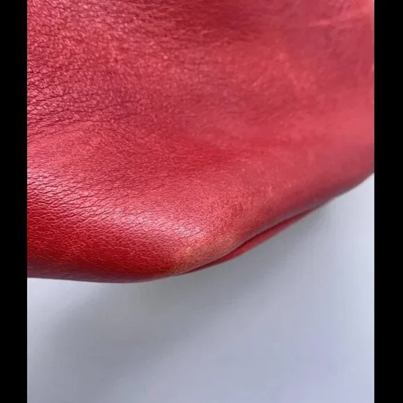 Coach legacy mini vintage red leather mini market tote RARE in great condition - Picture 8 of 8